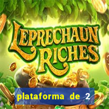 plataforma de 2 reais cassino